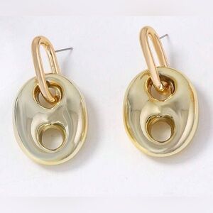 Elegant Gold-Tone Earrings
